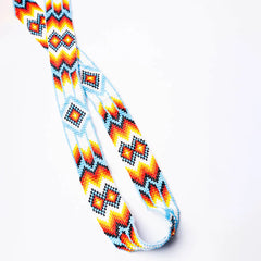 Beaded Bright Multicolour String Belt