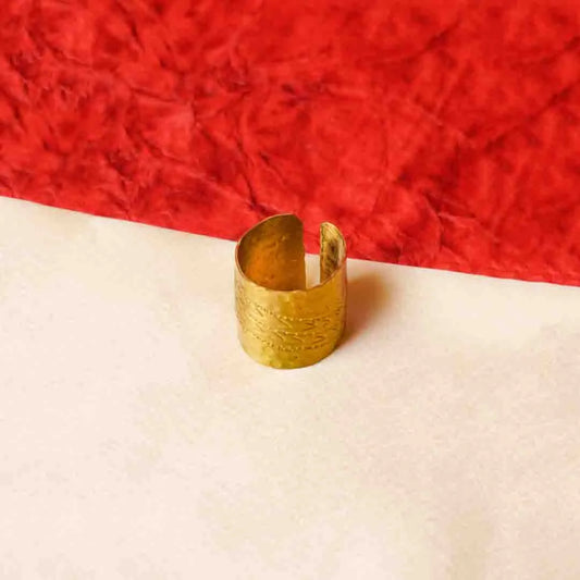 Brass Cuff Ring