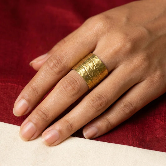 Brass Cuff Ring