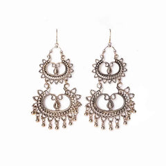 Antique Gold Chandbali Earrings