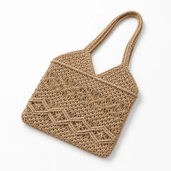 Bohemian Macrame Tote Bag