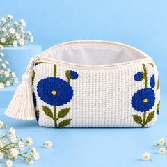 Blue Blossom Pouch Set