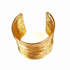 Sculptural Wire Cuff Bracelet