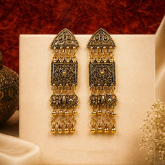 Antique Intricate Geometric Earrings