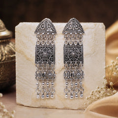 Antique Intricate Geometric Earrings