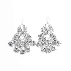 Chandbali Oxidised Jhumka