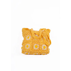 Crochet Light Floral Shoulder Bag