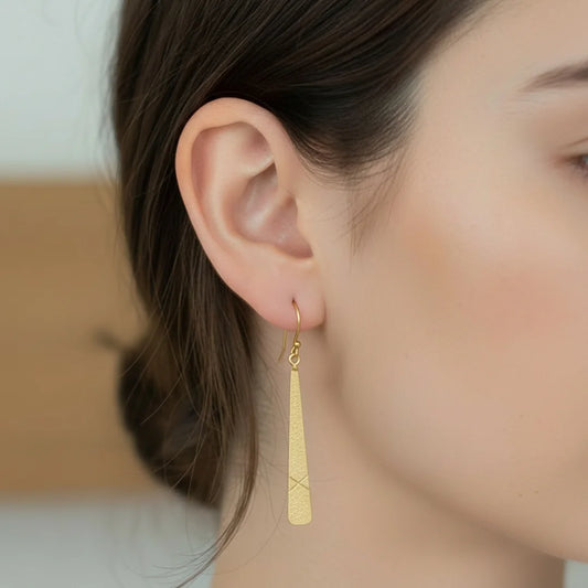 Set of 4 Brass Earrings Combo