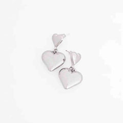 Glazy Heart Dangle Earrings
