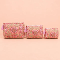 Peach Blossom Pouch Set