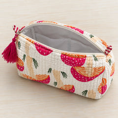 Pink Mushroom 3 Layered Pouches
