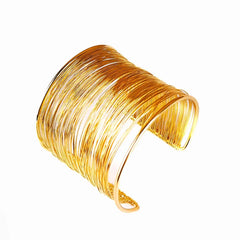 Sculptural Wire Cuff Bracelet