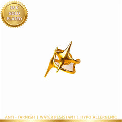Golden Sparkle Stellar Ring - 18K Gold Plated