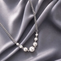Moonlight Silver Pearl Necklace