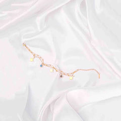 Star Charm Turquoise Layered Bracelet - 18K Gold Plated