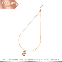 Rose Gold Minimal Pendant Necklace