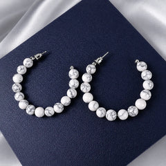 Marble Beaded Hoop