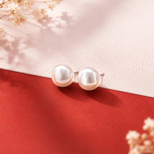 Pearl Stud Earrings
