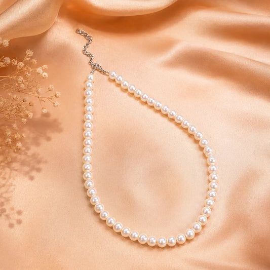Classic Pearl Round Necklace