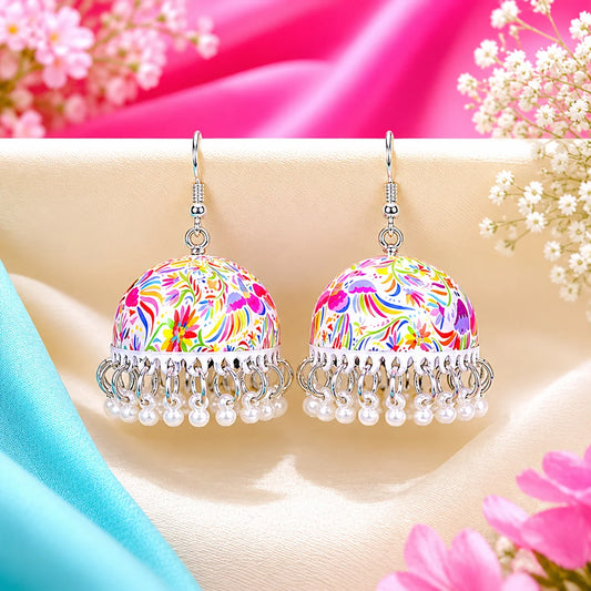 Garden Bell Meenakari Jhumka