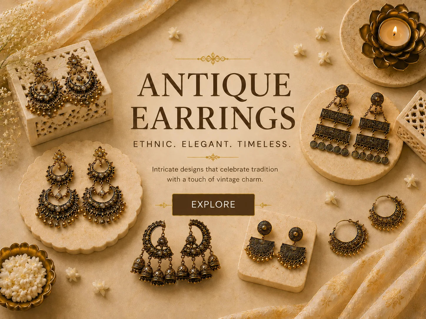 Earrings Antique