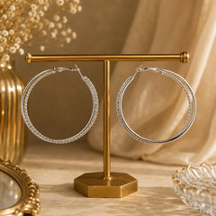Luna Rope Hoop Earrings