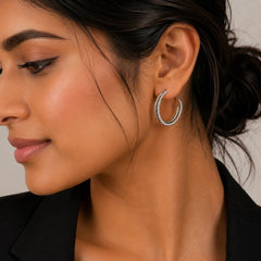 Celeste Double Hoop Earrings
