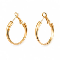 Triple Layer Gold Hoop Earrings