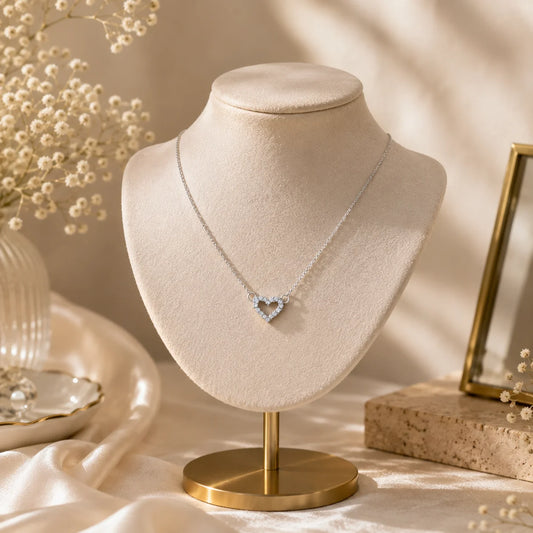 Twinkle Heart Pendant Necklace