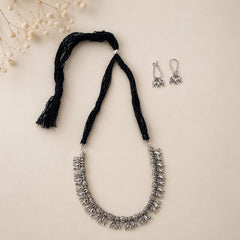 Gajraj Boho Oxidised Necklace Set