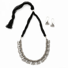 Gajraj Boho Oxidised Necklace Set