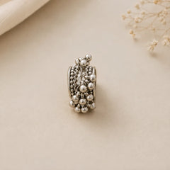 Oxidised Ghungroo Ring