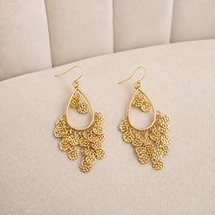Boho Antique Gold Dangler Earrings