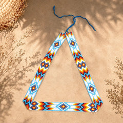 Beaded Bright Multicolour String Belt