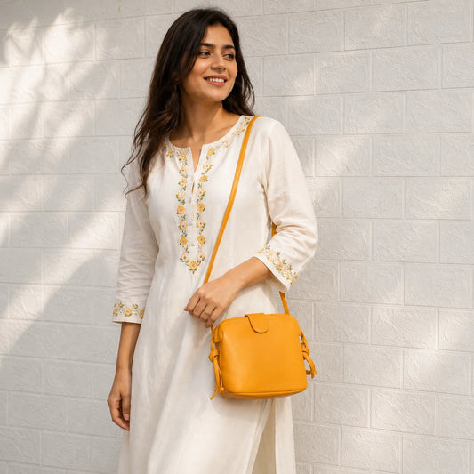 Yellow Crossbody Bag
