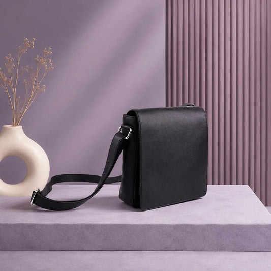Black Notebook Sling Bag