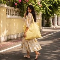 Sunshine Frill Tote Bag