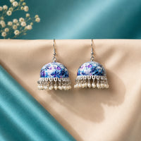 Colourful Meenakari Bell Jhumka