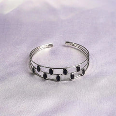 Layered Open Cuff Bracelet