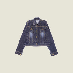 Black Crop Denim Jacket