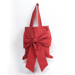 Red Bow Tote Bag
