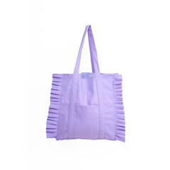 Lavender Frill Tote Bag