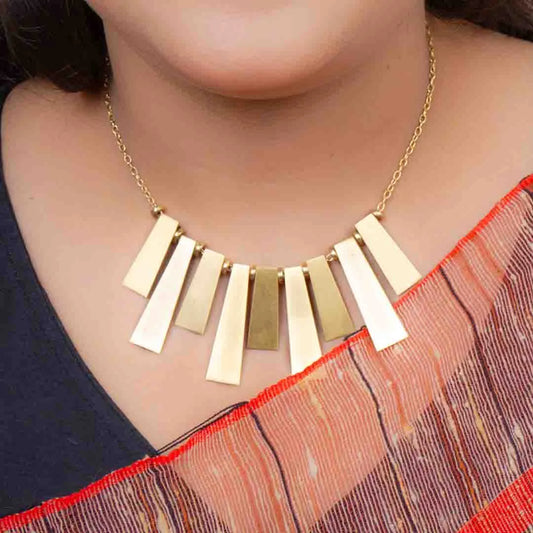 Brass Statement Necklace