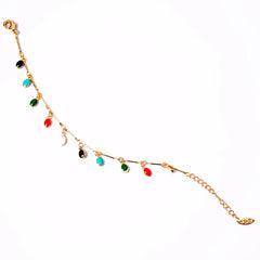 Radient Multicolour Enamel Jewellery Set
