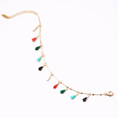 Radient Multicolour Enamel Jewellery Set
