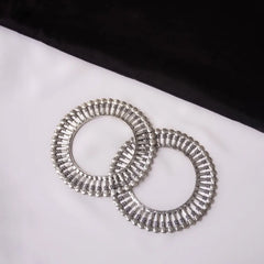 Ethnic Oxidised Round Bangles