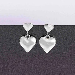 Glazy Heart Dangle Earrings