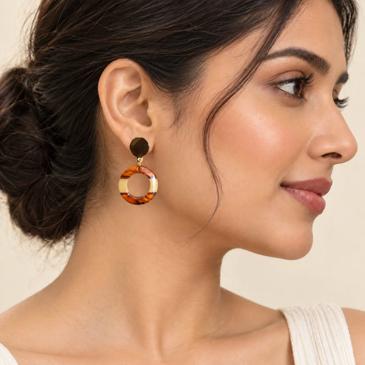 Caramel Curve Earrings