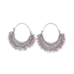 Antique Chandbali Hoop Earrings
