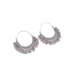 Antique Chandbali Hoop Earrings